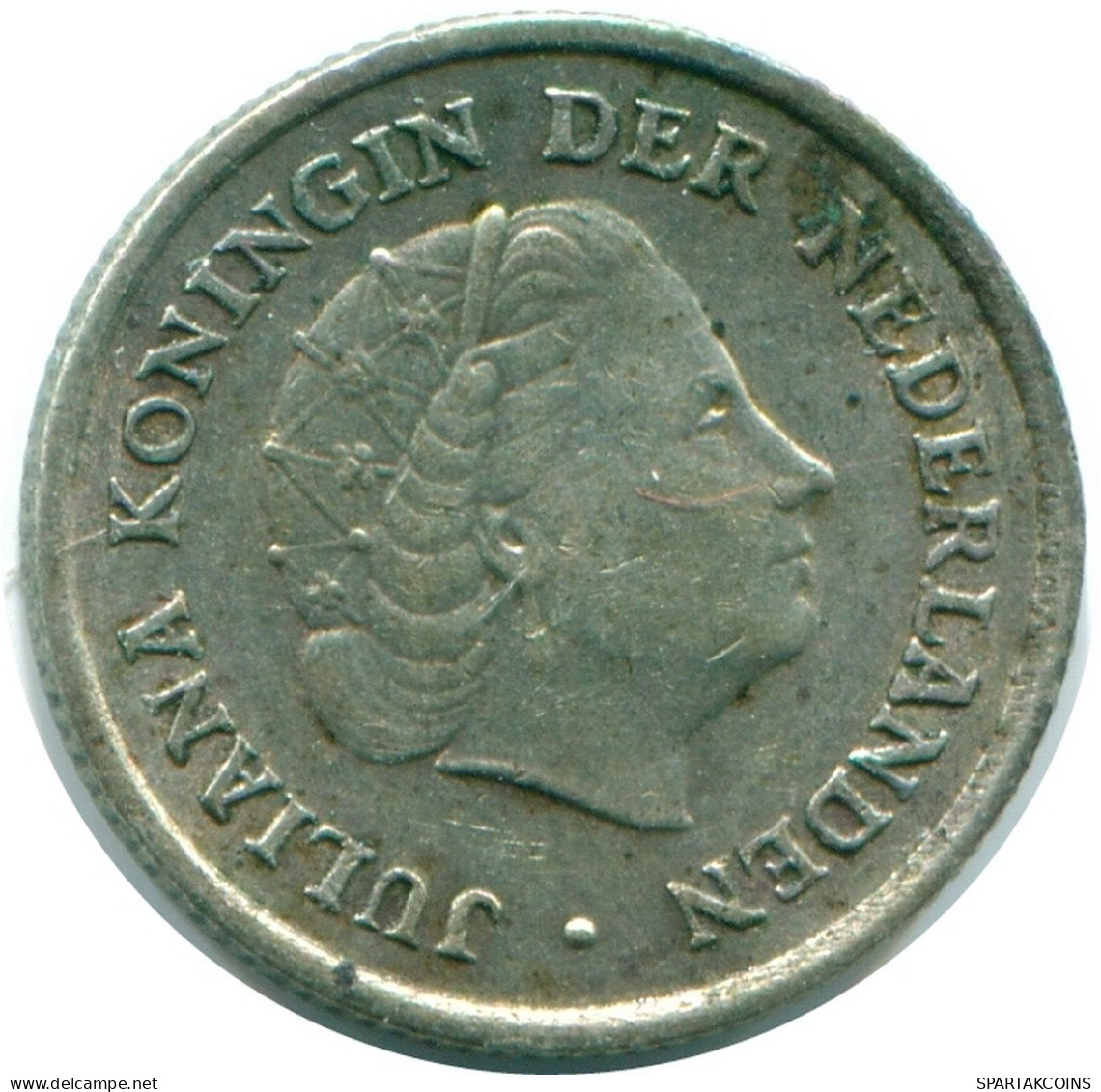1/10 GULDEN 1957 NIEDERLÄNDISCHE ANTILLEN SILBER Koloniale Münze #NL12188.3.D.A - Nederlandse Antillen