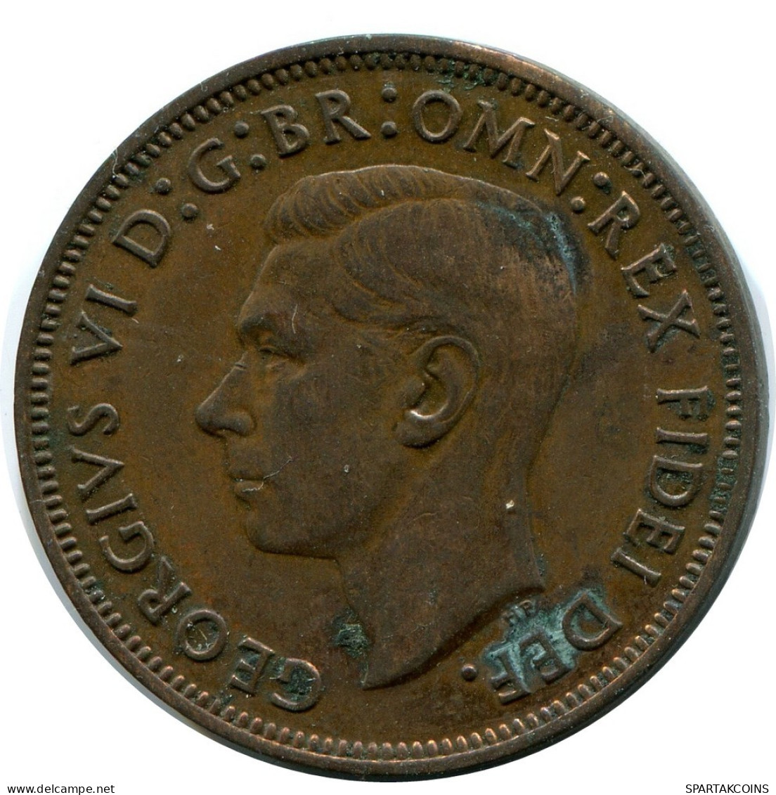 HALF PENNY 1952 UK GBAN BRETAÑA GREAT BRITAIN Moneda #AZ678.E.A - C. 1/2 Penny