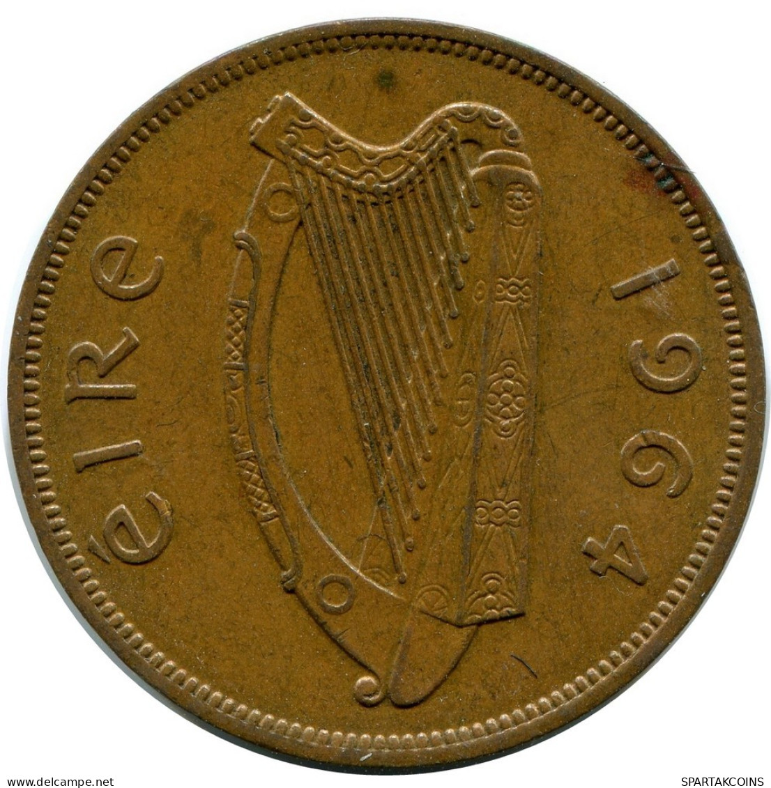 1 PENNY 1964 IRLANDA IRELAND Moneda #AY660.E.A - Ireland