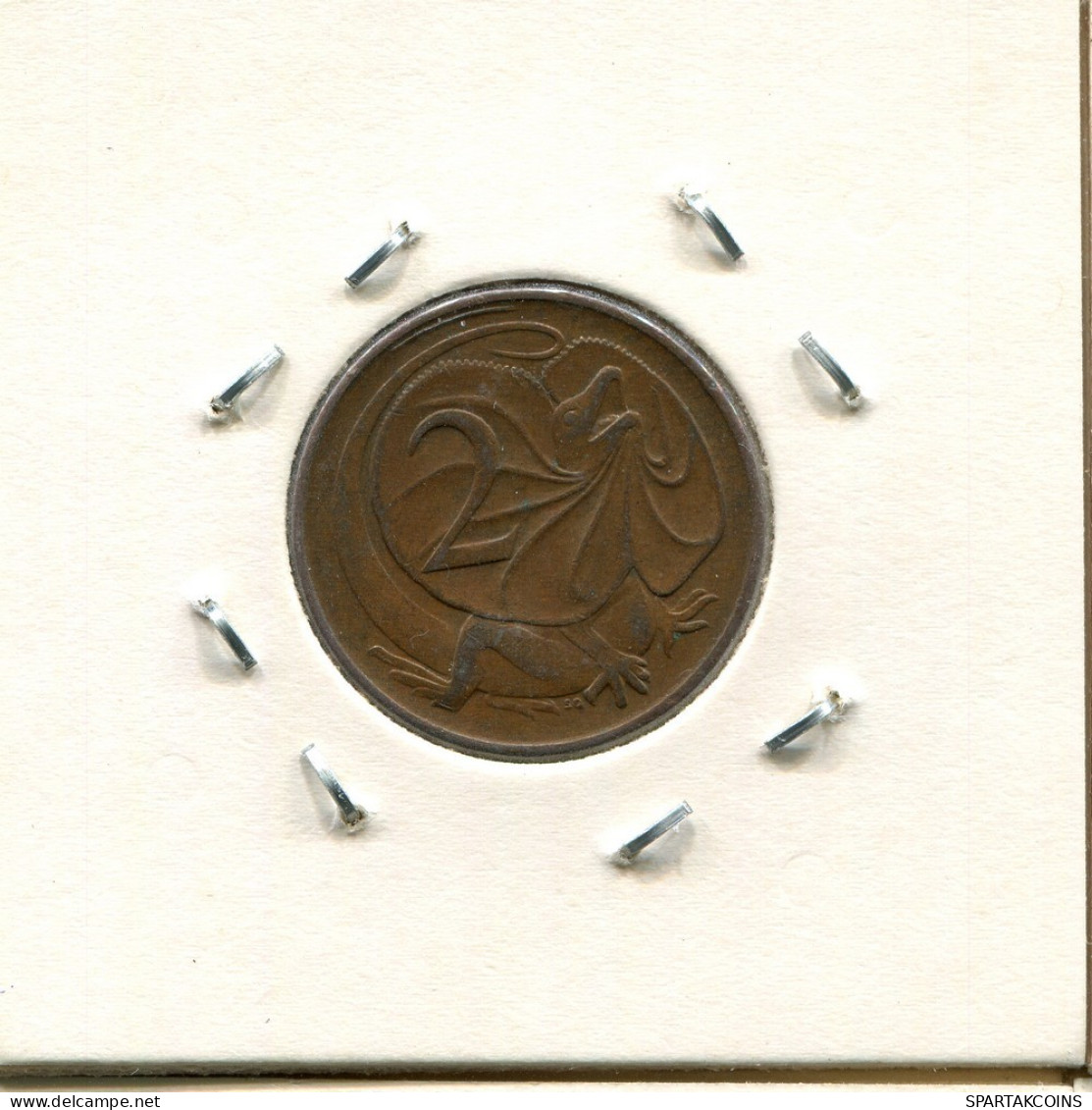 2 CENTS 1966 AUSTRALIA Moneda #AS259.E.A - 2 Cents