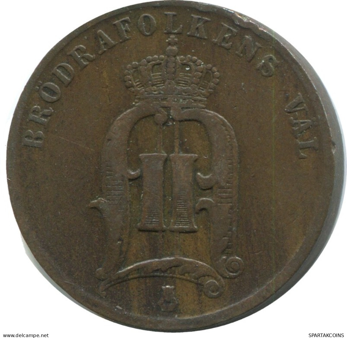 2 ORE 1884 SUECIA SWEDEN Moneda #AD002.2.E.A - Sweden