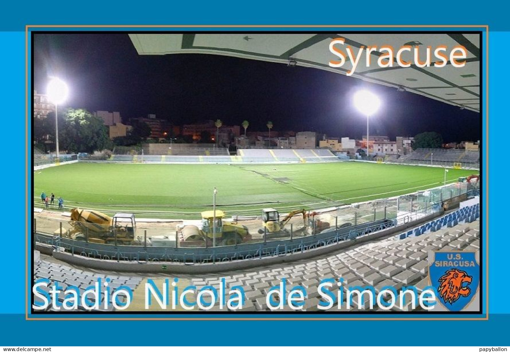 CP. STADE. SYRACUSE   ITALIE  STADIO  NICOLA DE SIMONE #  CS. 2161 - Fussball