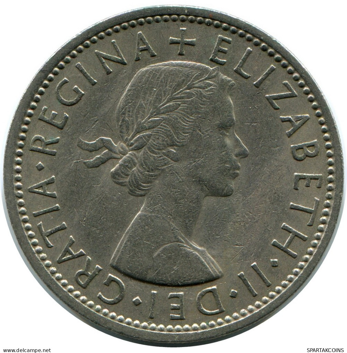 2 SHILLING 1966 UK GBAN BRETAÑA GREAT BRITAIN Moneda #AY998.E.A - J. 1 Florin / 2 Shillings