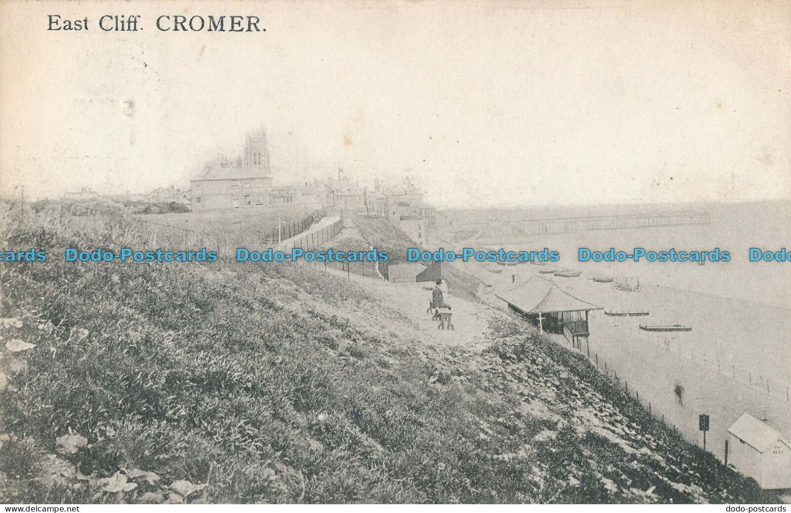 R002958 East Cliff. Cromer. Battson. 1914 - Monde