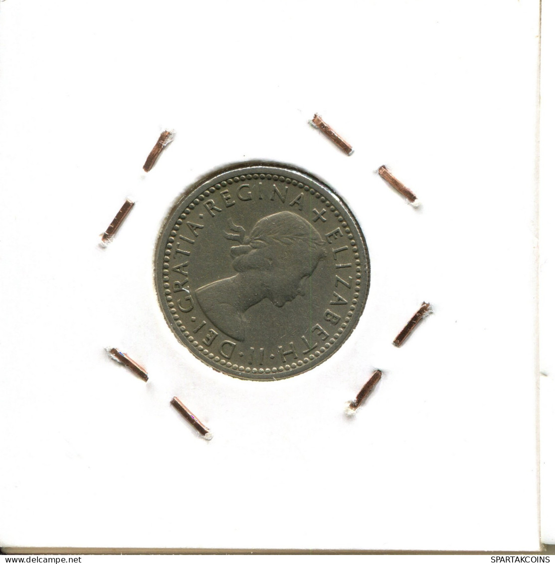 SIXPENCE 1960 UK GBAN BRETAÑA GREAT BRITAIN Moneda #AW123.E.A - H. 6 Pence