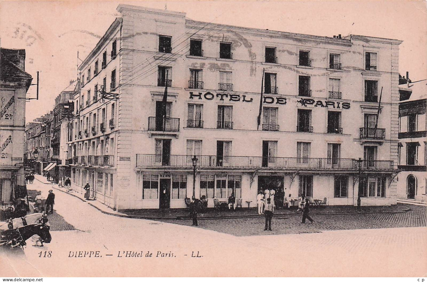 Dieppe - L'hotel De Paris  -  CPA °J - Dieppe