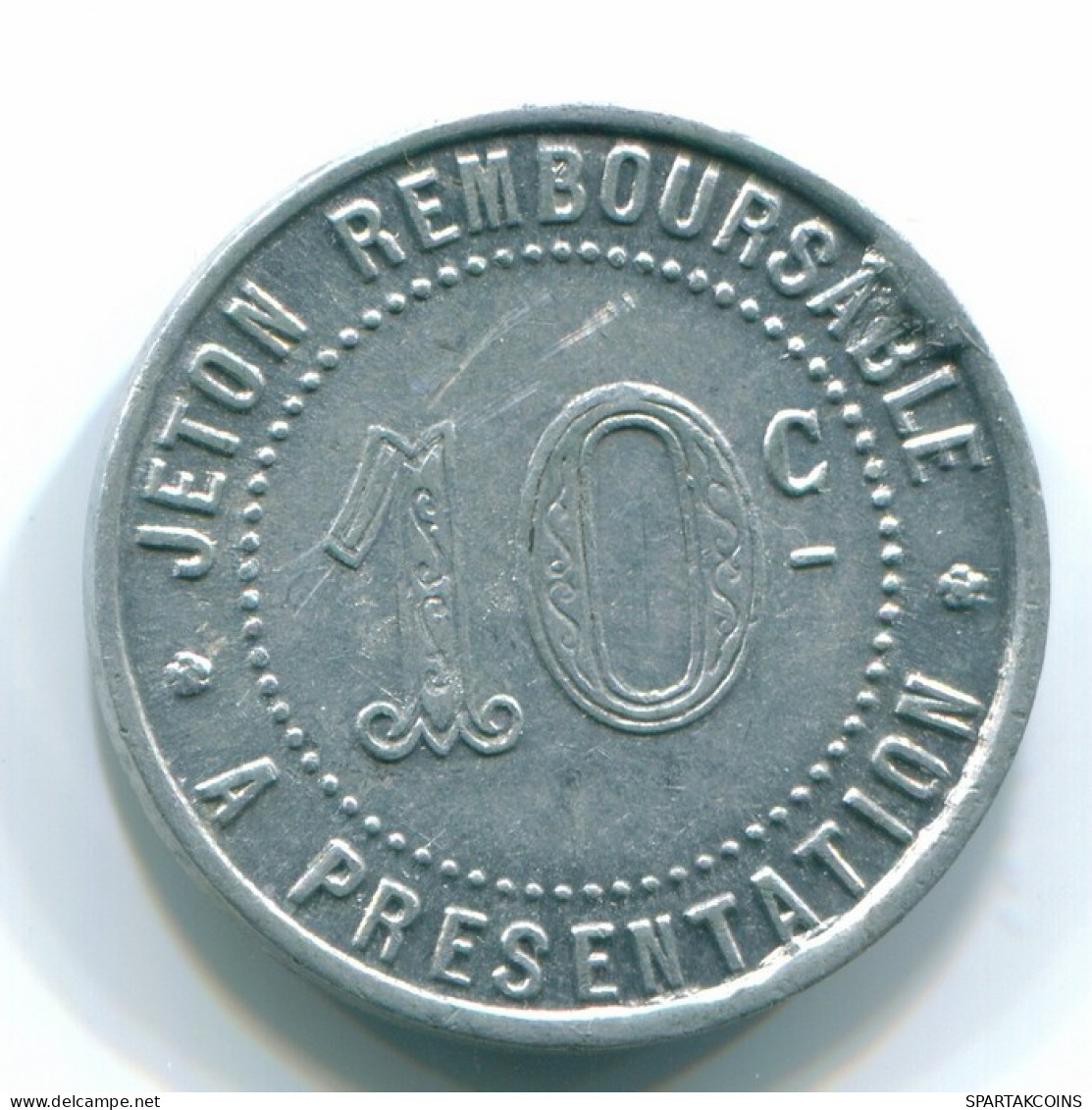 10 CENTIMES 1921 FRANKREICH FRANCE Französisch Münze JETON XF #FR1152.8.D.A - 10 Centimes