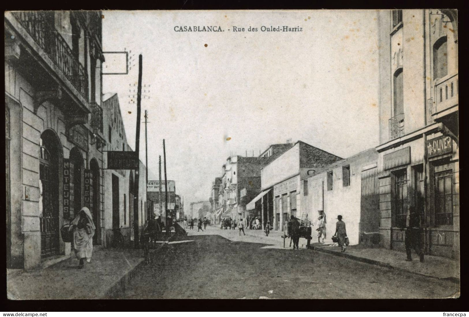 1037 - MAROC -  CASABLANCA - Rue Des Ouled-Harriz - Casablanca