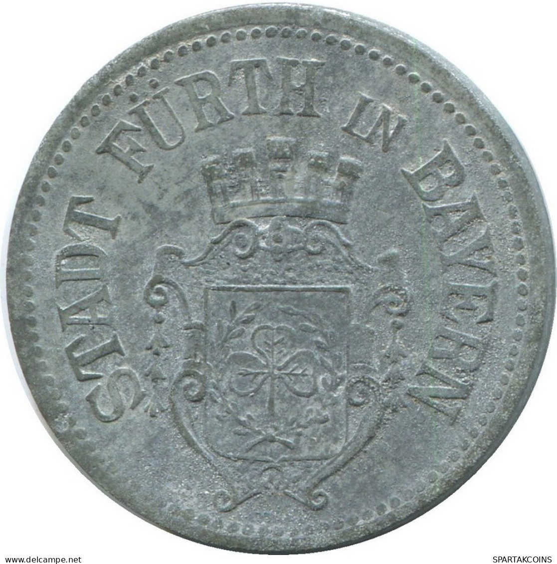 BAVARIA 50 PFENNIG 1917 Fürth In Bayern Notgeld German States #DE10514.6.U.A - 50 Pfennig