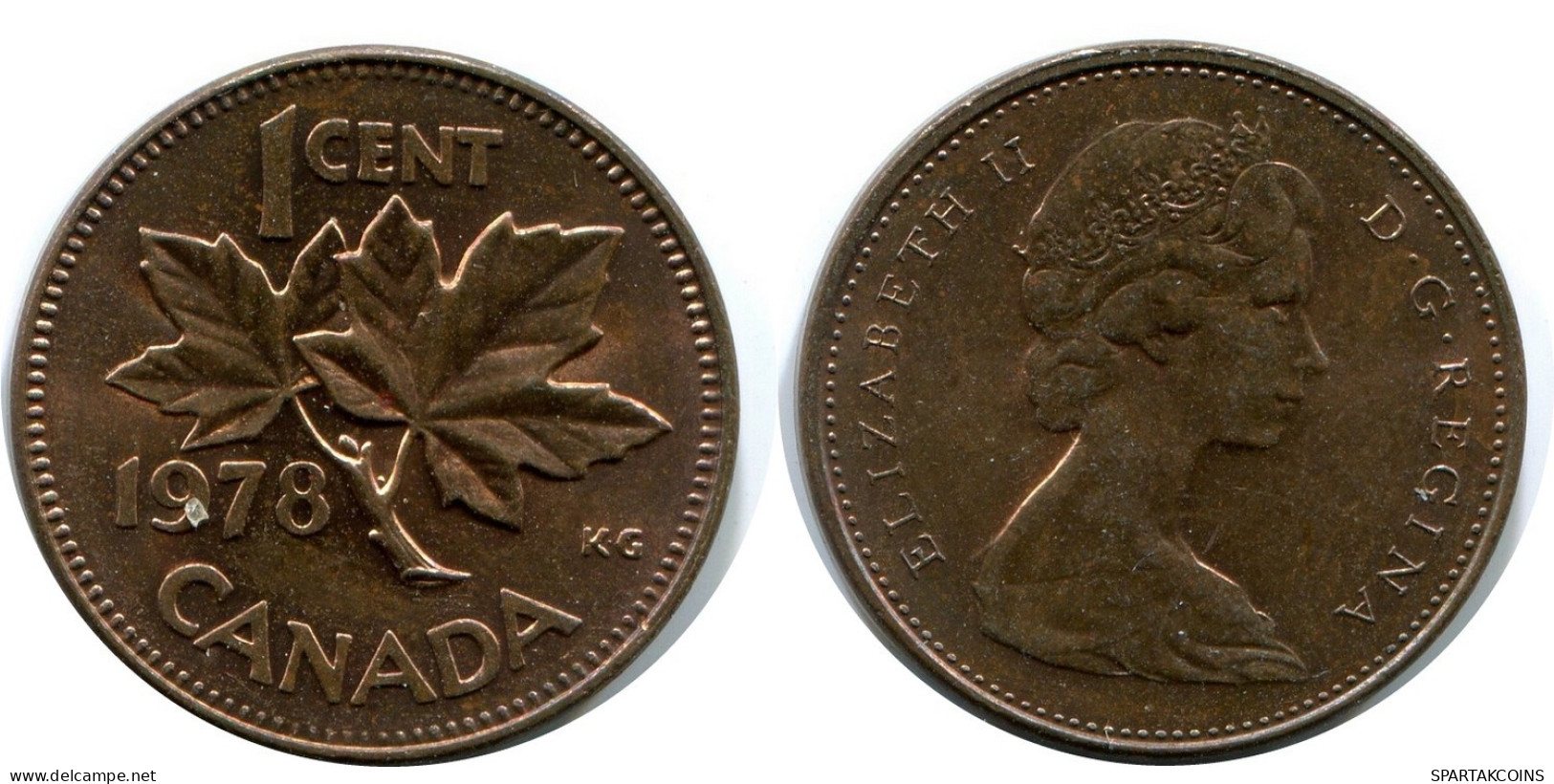 1 CENT 1978 CANADA Pièce #AX381.F.A - Canada