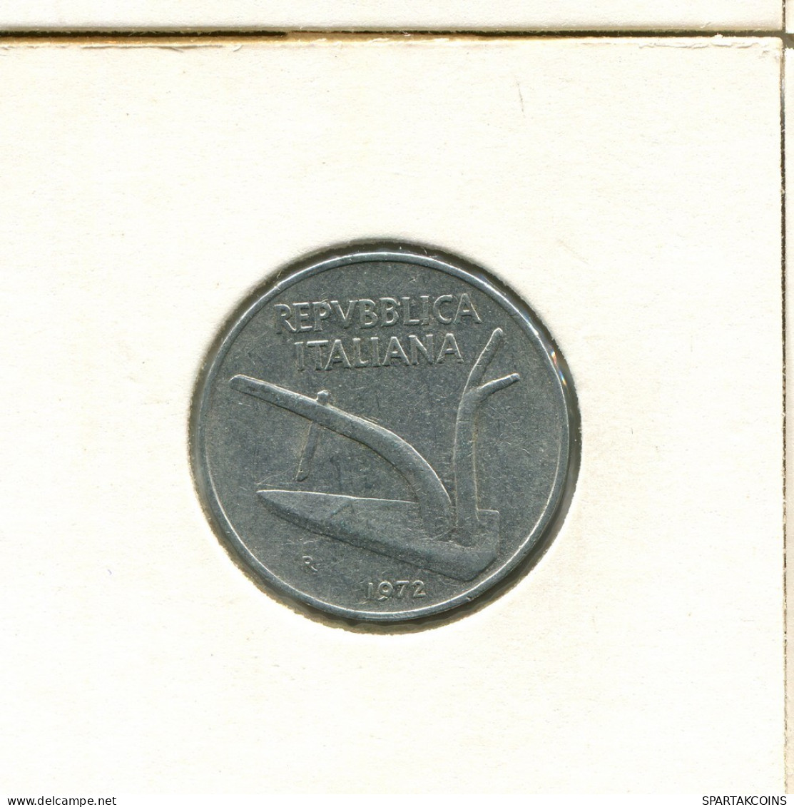 10 LIRE 1972 ITALY Coin #AT730.U.A - 10 Lire