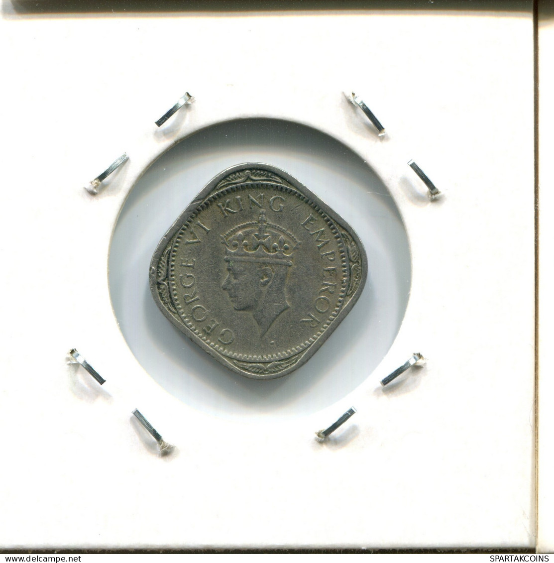 1/2 ANNA 1946 INDIA Coin #AY221.2.U.A - Inde