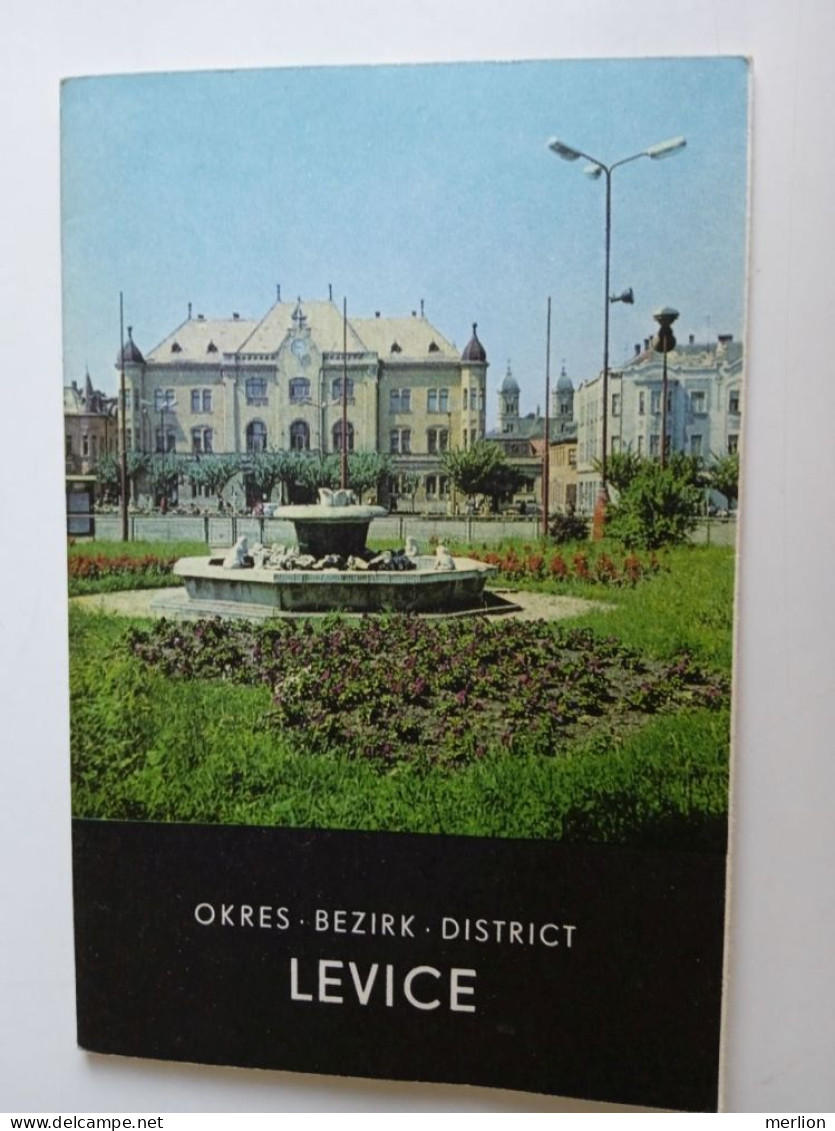 D203051   Czechoslovakia - Tourism Brochure - Slovakia  - LEVICE    Ca 1960 - Reiseprospekte