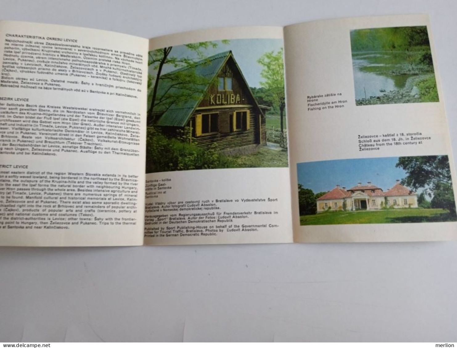 D203051   Czechoslovakia - Tourism Brochure - Slovakia  - LEVICE    Ca 1960 - Dépliants Turistici