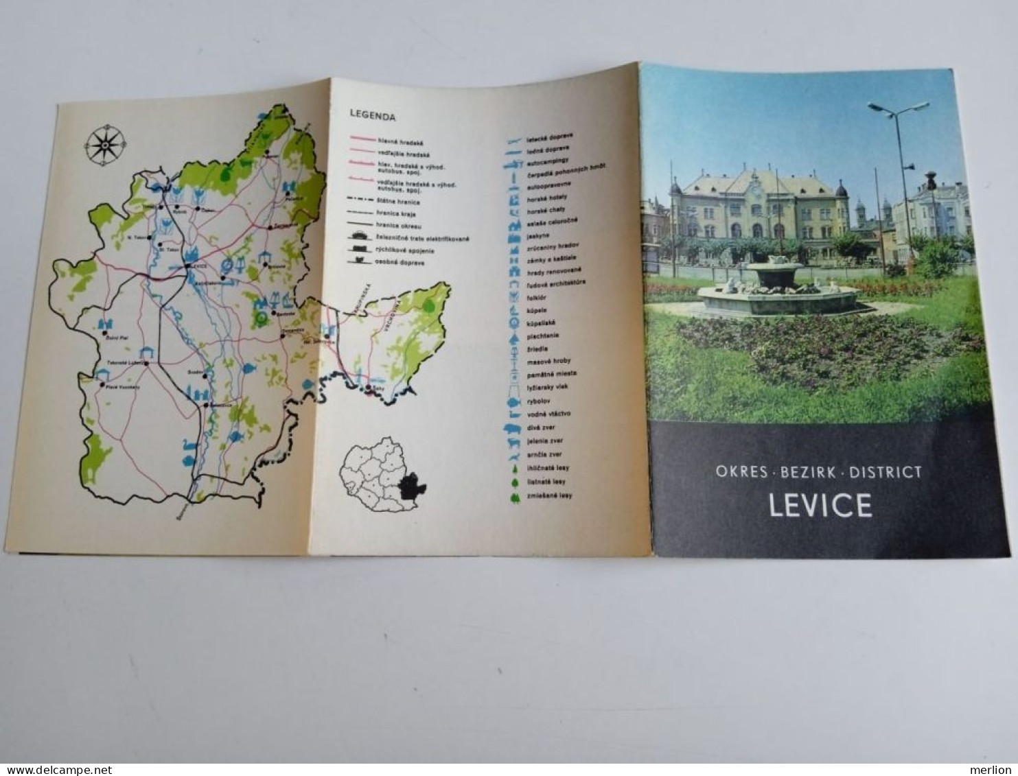 D203051   Czechoslovakia - Tourism Brochure - Slovakia  - LEVICE    Ca 1960 - Dépliants Touristiques