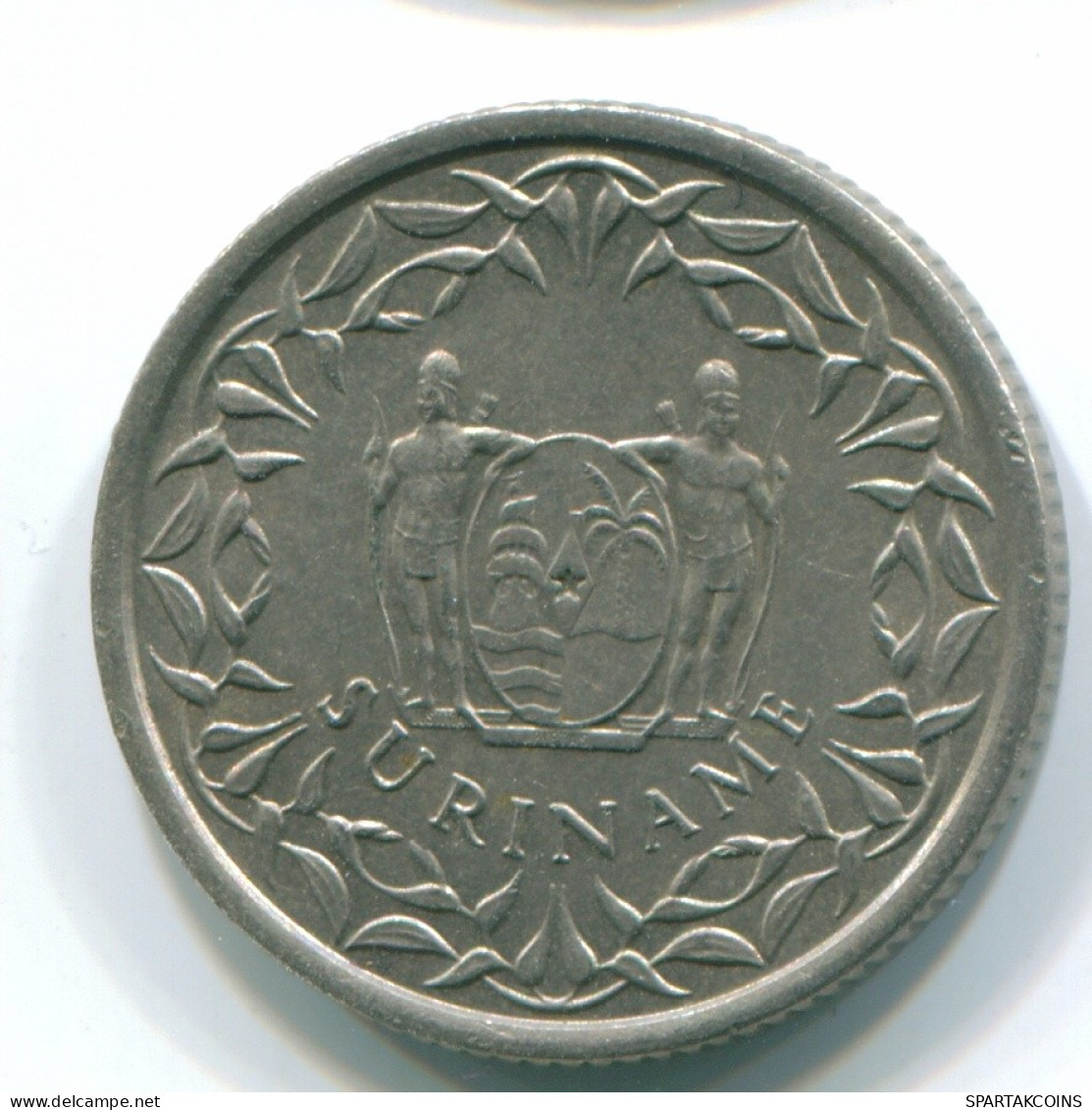 25 CENTS 1974 SURINAME Netherlands Nickel Colonial Coin #S11230.U.A - Suriname 1975 - ...