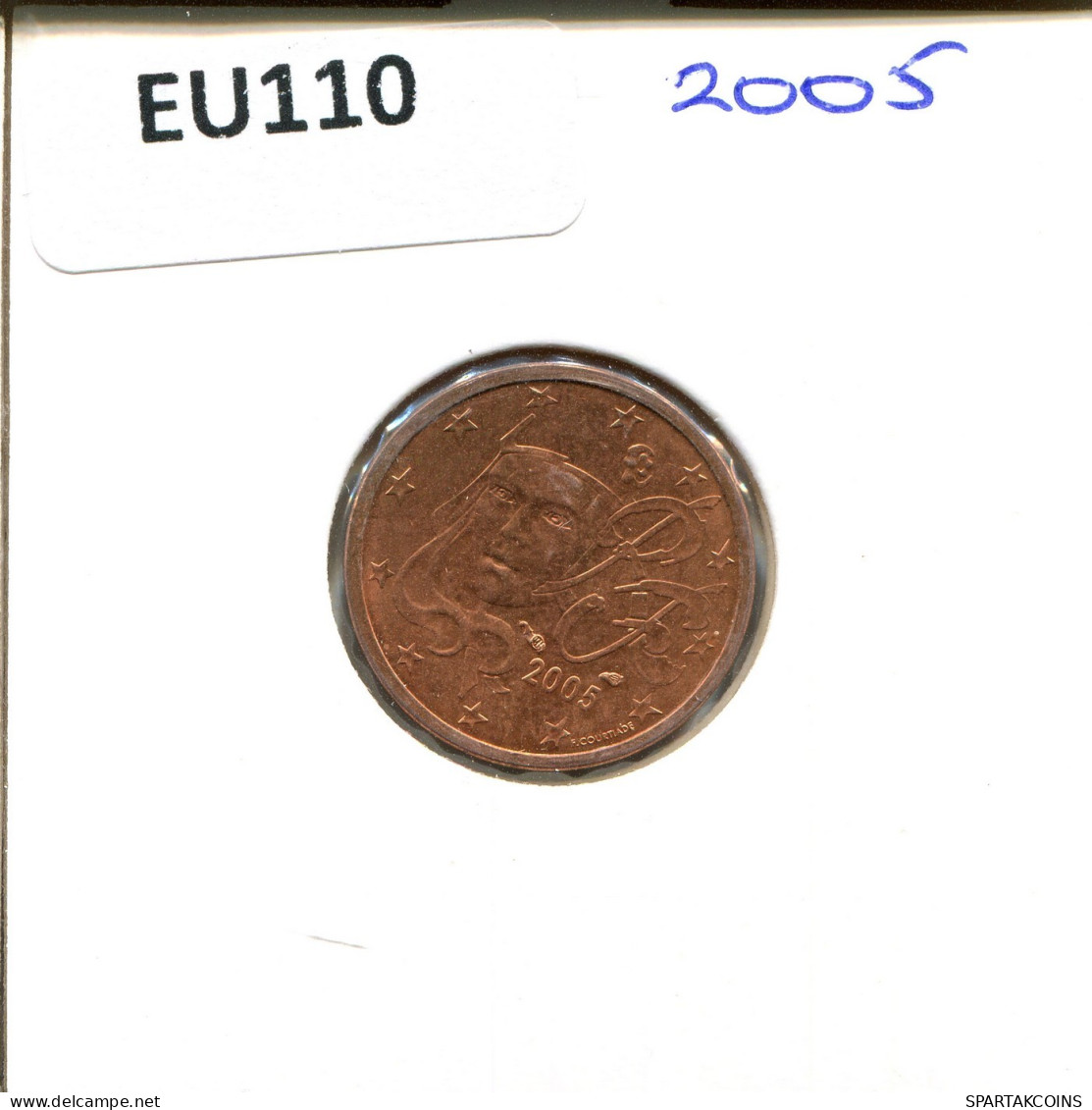 2 EURO CENTS 2005 FRANCE Coin Coin #EU110.U.A - Francia