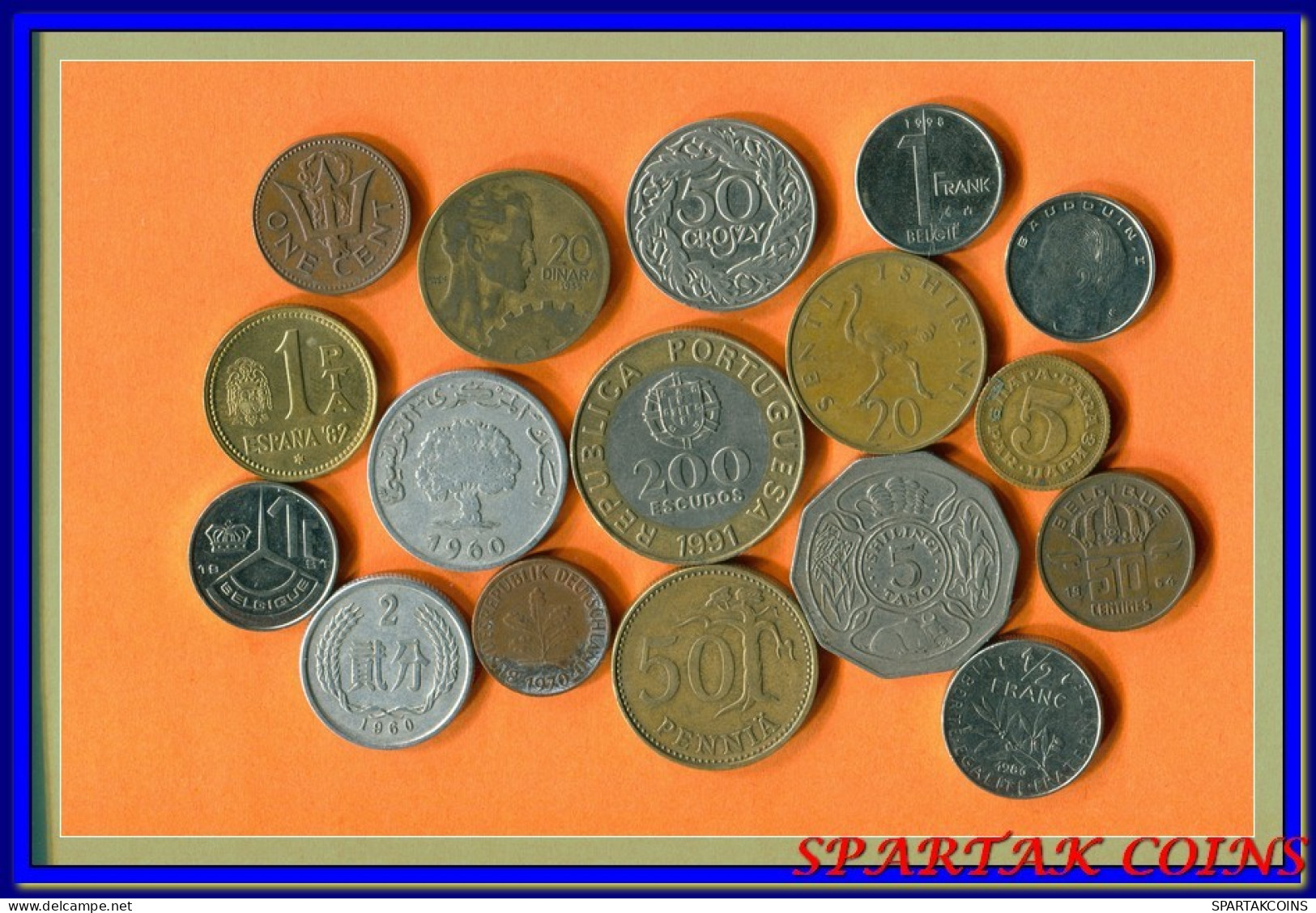 Collection MUNDO Moneda Lote Mixto Diferentes PAÍSES Y REGIONES #L10059.2.E.A - Other & Unclassified