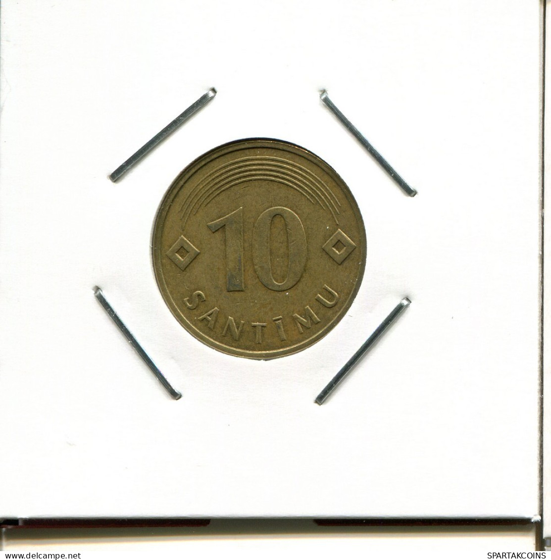 10 SANTIMU 1992 LETTLAND LATVIA Münze #AR671.D.A - Lettonie