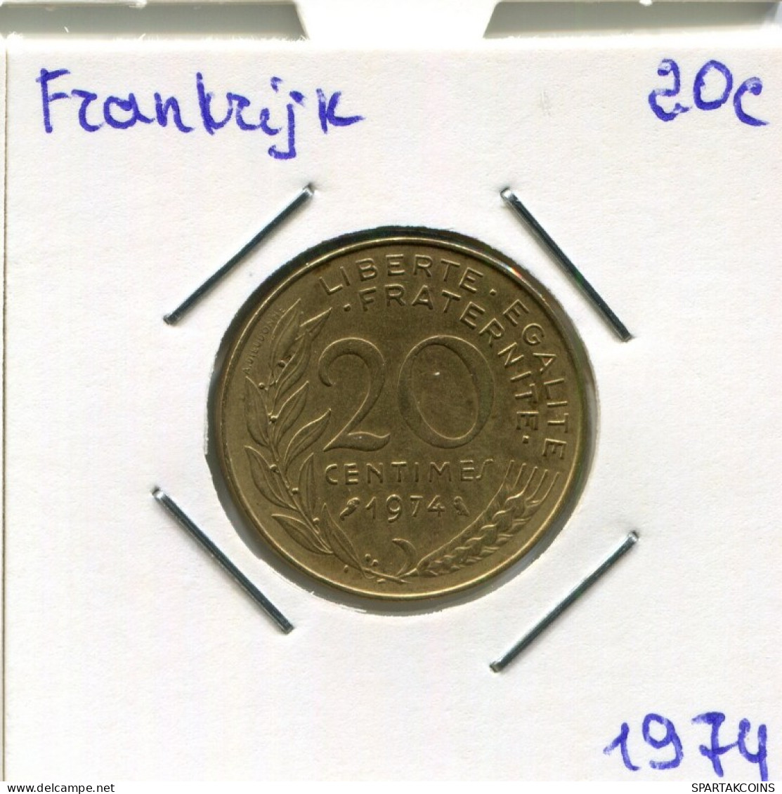 20 CENTIMES 1974 FRANCE Coin French Coin #AM855.U.A - 20 Centimes