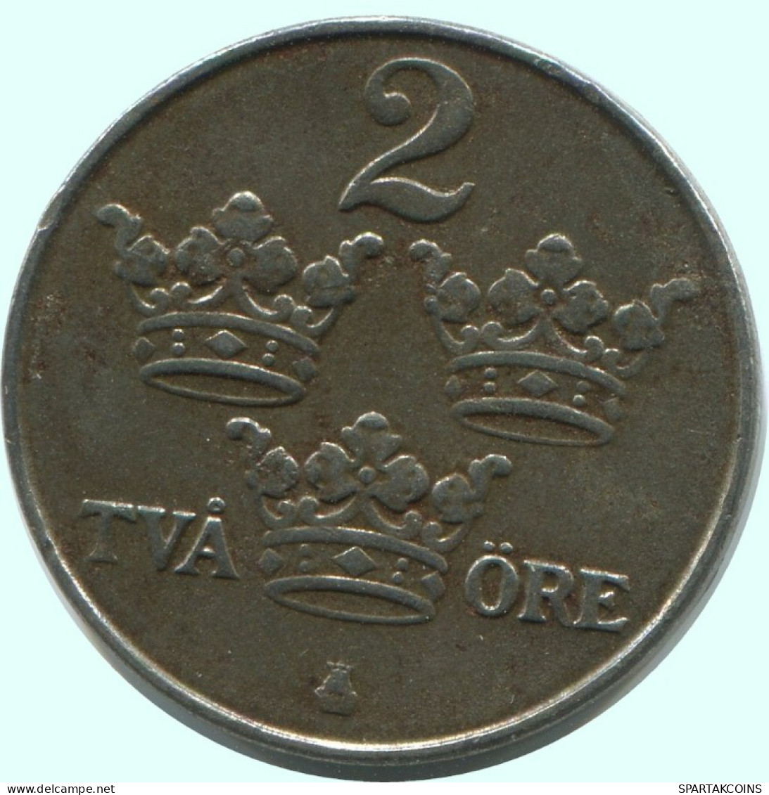 2 ORE 1918 SUECIA SWEDEN Moneda #AC750.2.E.A - Suède
