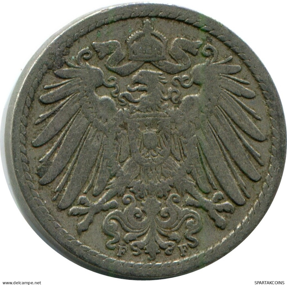 5 PFENNIG 1900 F ALLEMAGNE Pièce GERMANY #DB178.F.A - 5 Pfennig