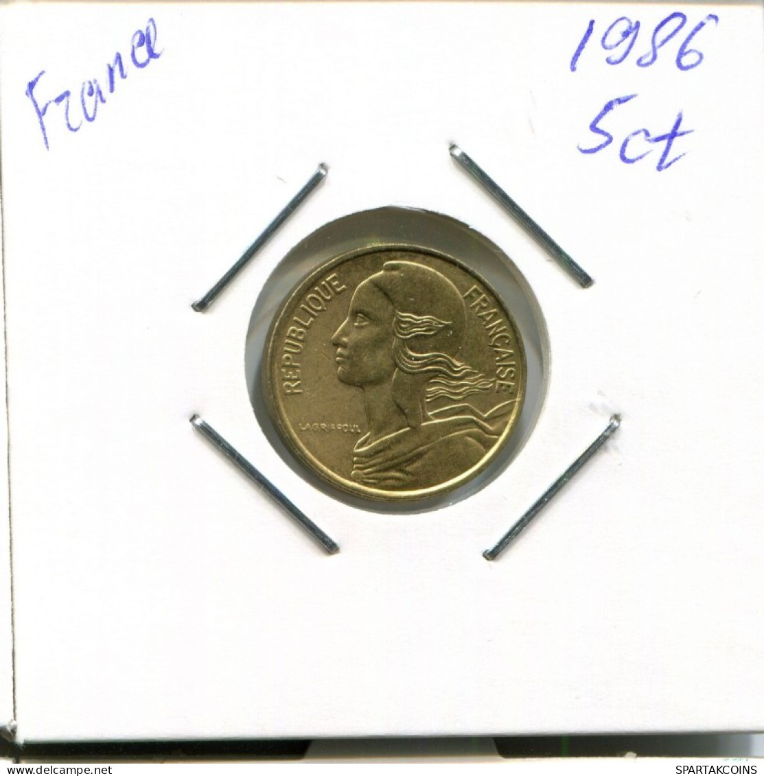 5 CENTIMES 1986 FRANCE Pièce Française #AN820.F.A - 5 Centimes