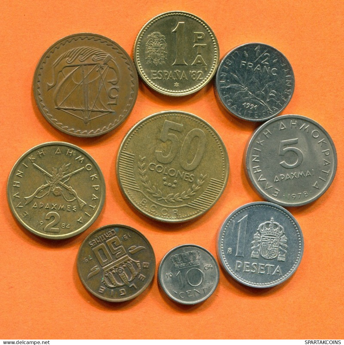 Collection MUNDO Moneda Lote Mixto Diferentes PAÍSES Y REGIONES #L10138.1.E.A - Other & Unclassified