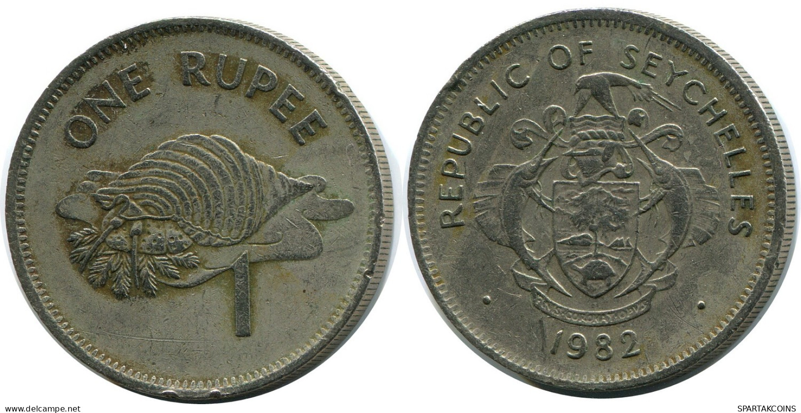 1 RUPEE 1982 SEYCHELLES Moneda #AZ235.E.A - Seychellen