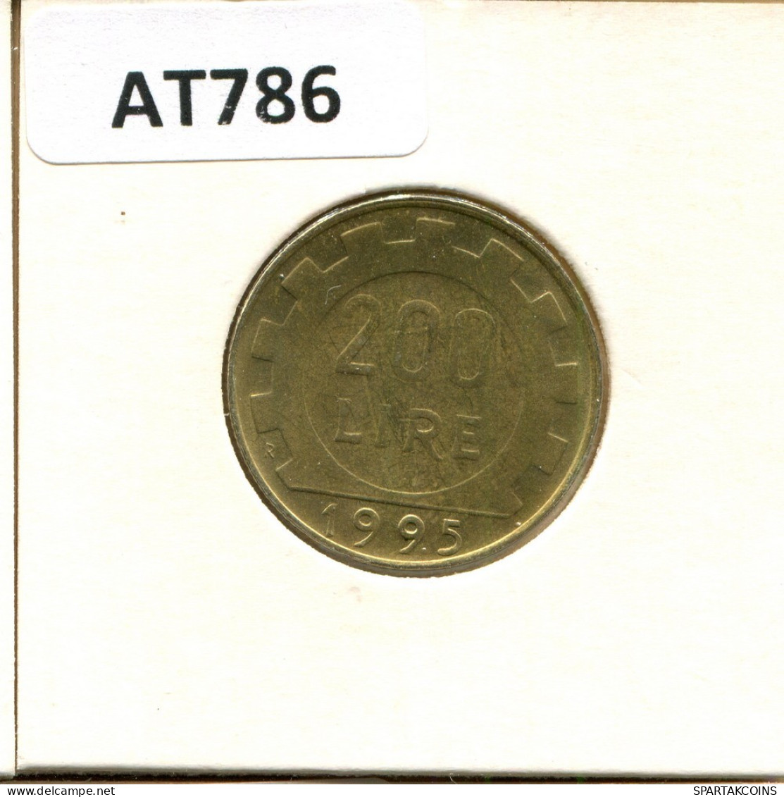 200 LIRE 1995 ITALIA ITALY Moneda #AT786.E.A - 200 Lire