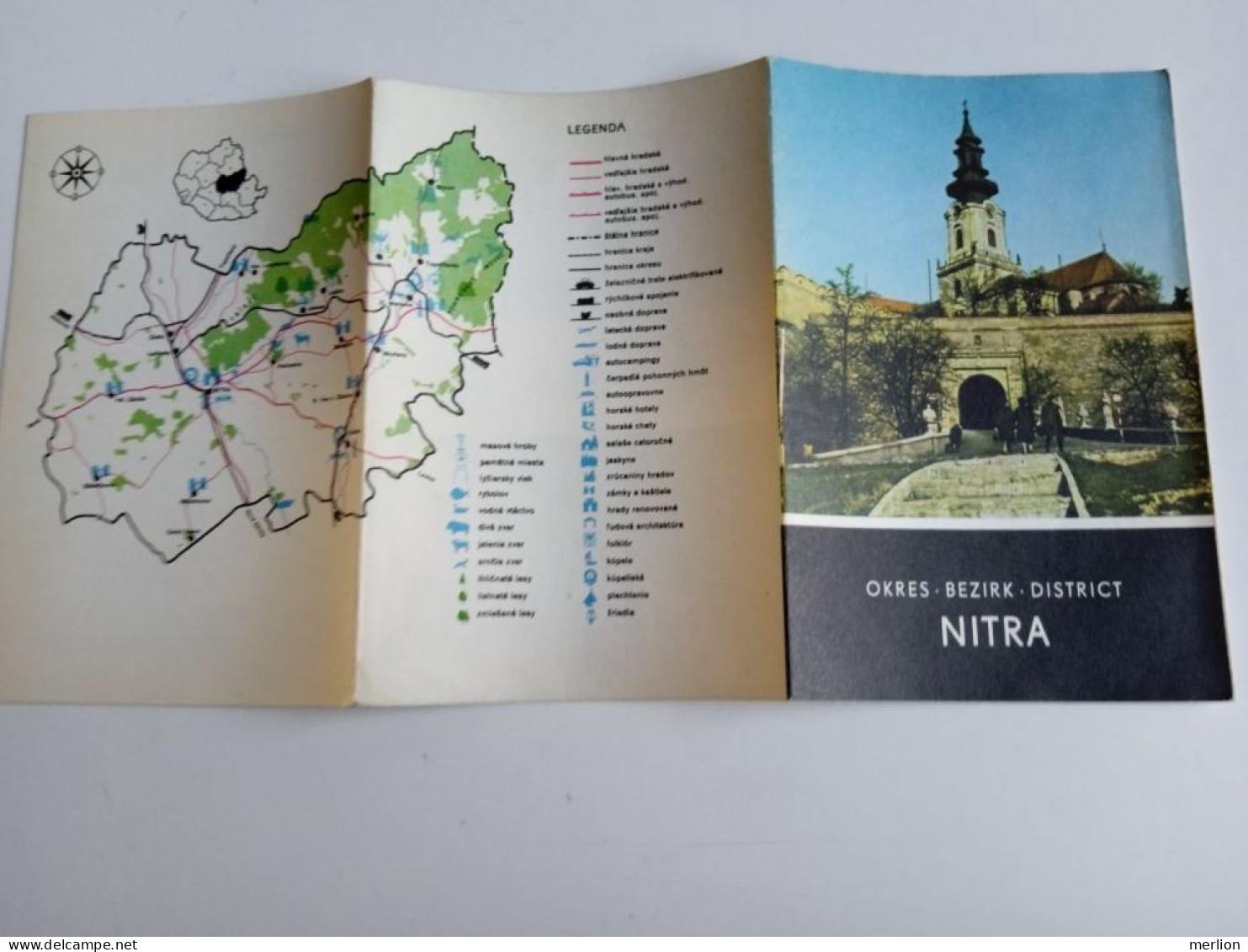 D203053    Czechoslovakia - Tourism Brochure - Slovakia  - NITRA     Ca 1960 - Dépliants Touristiques