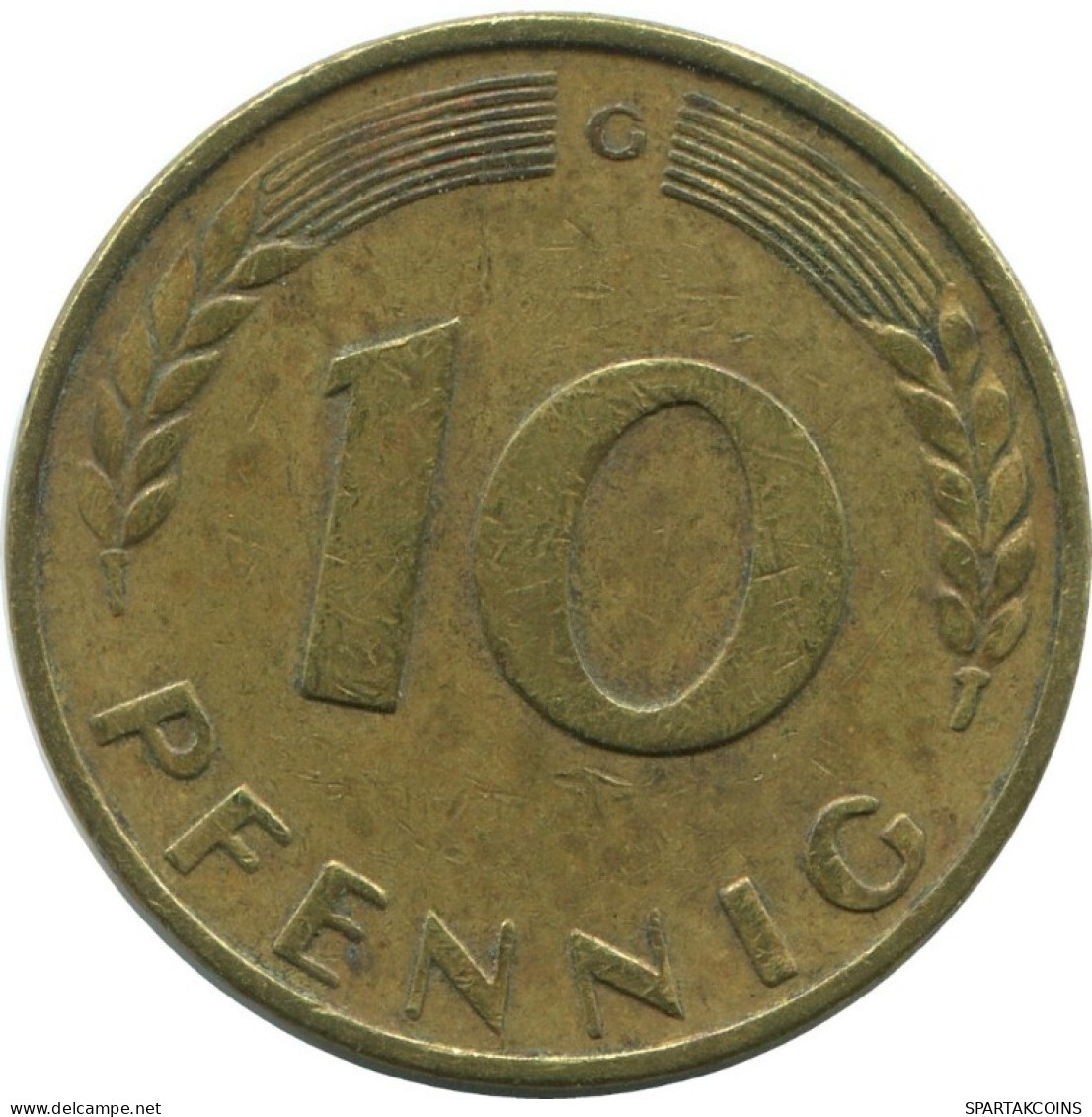 10 PFENNIG 1950 C BRD ALEMANIA Moneda GERMANY #AD843.9.E.A - 10 Pfennig