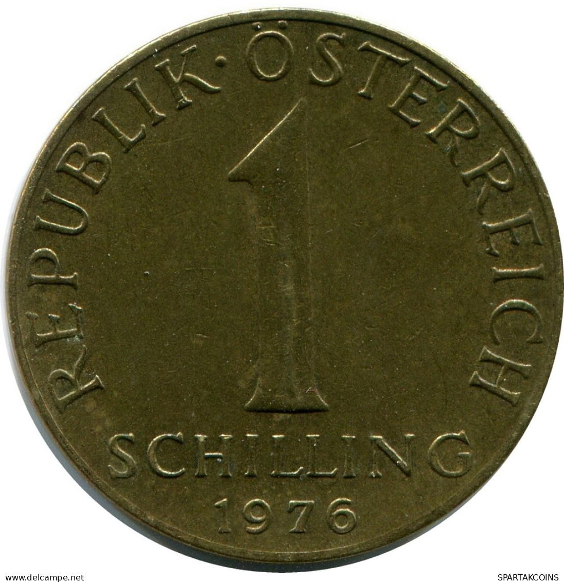 1 SCHILLING 1976 AUSTRIA Coin #AW811.U.A - Oesterreich