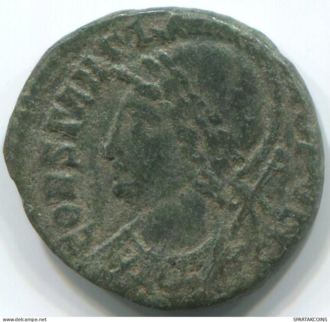 LATE ROMAN IMPERIO Follis Antiguo Auténtico Roman Moneda 1.5g/14mm #ANT2128.7.E.A - La Fin De L'Empire (363-476)