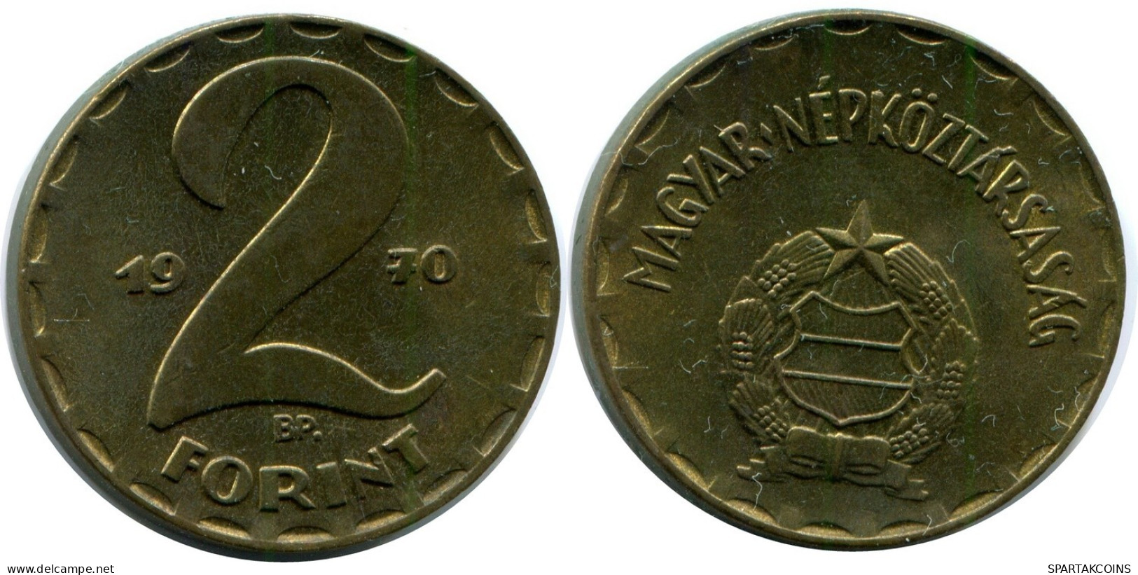 2 FORINT 1970 HUNGARY Coin #AY636.U.A - Ungarn