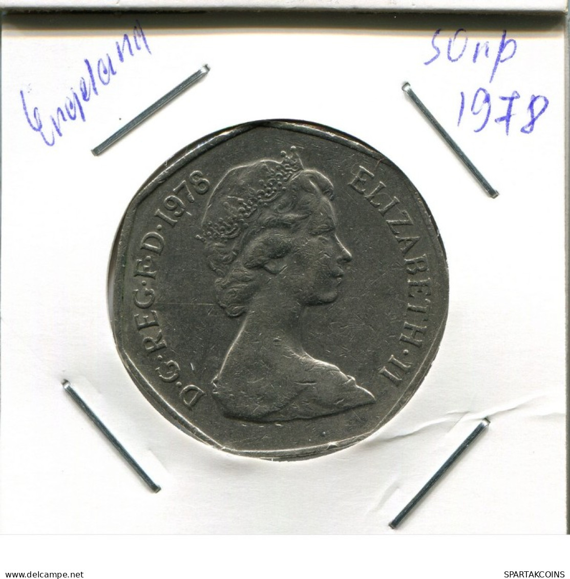 50 NEW PENCE 1978 UK GBAN BRETAÑA GREAT BRITAIN Moneda #AN545.E.A - Andere & Zonder Classificatie