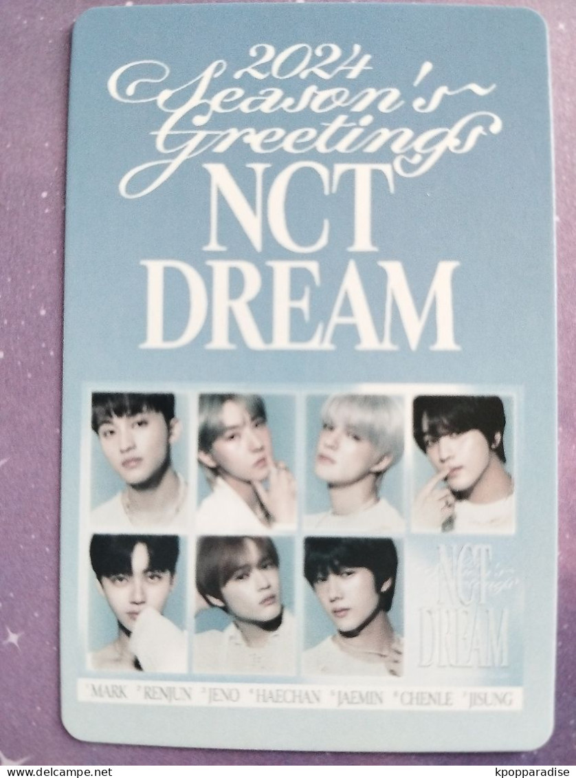 Photocard K POP au choix  NCT DREAM 2024 Season's greetings Chenle