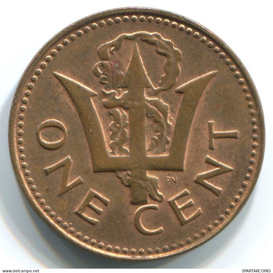 1 CENT 1966-1976 BARBADOS Coin #WW1165.U.A - Barbados (Barbuda)