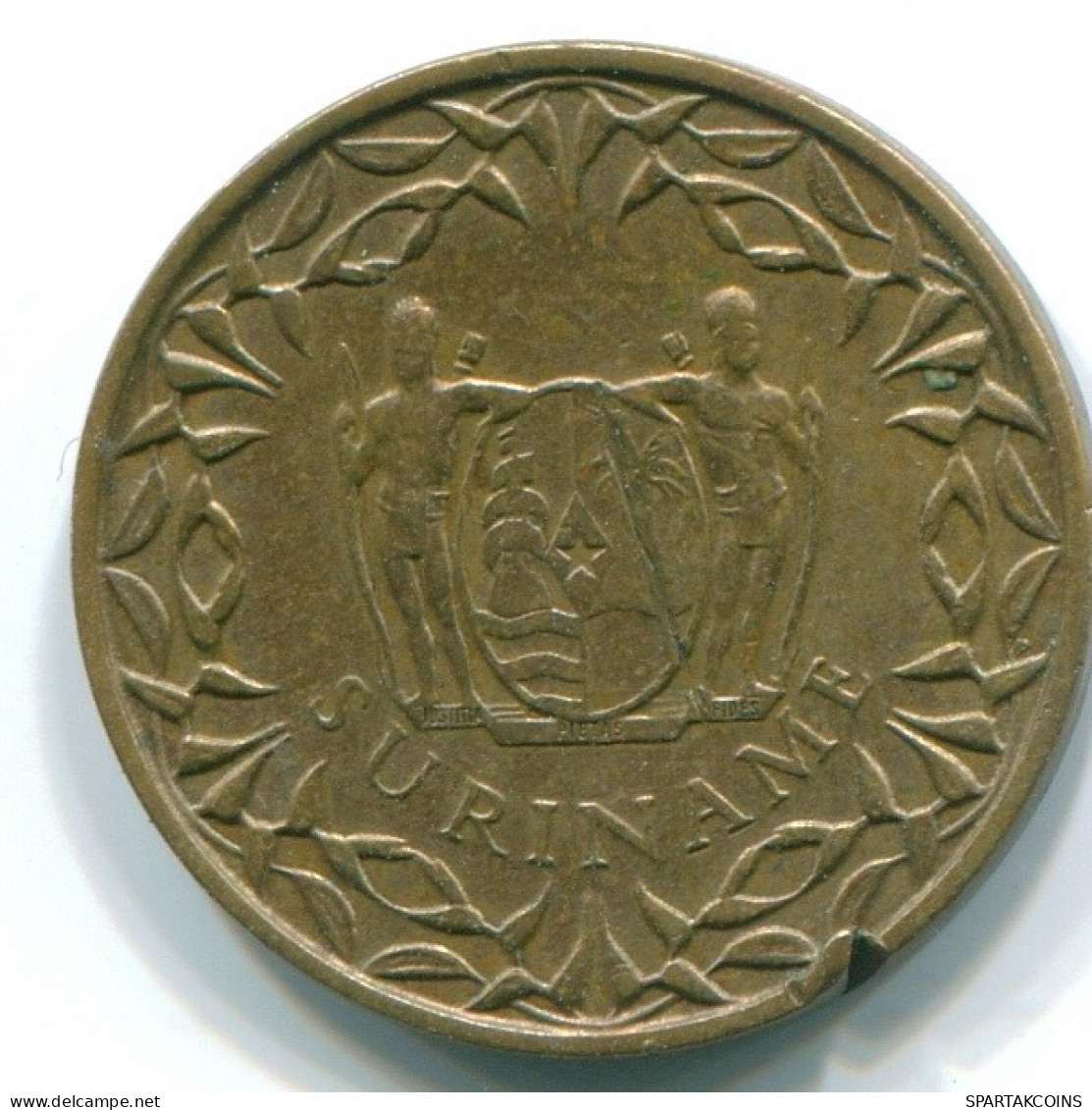 1 CENT 1962 SURINAME Netherlands Bronze Fish Colonial Coin #S10884.U.A - Surinam 1975 - ...