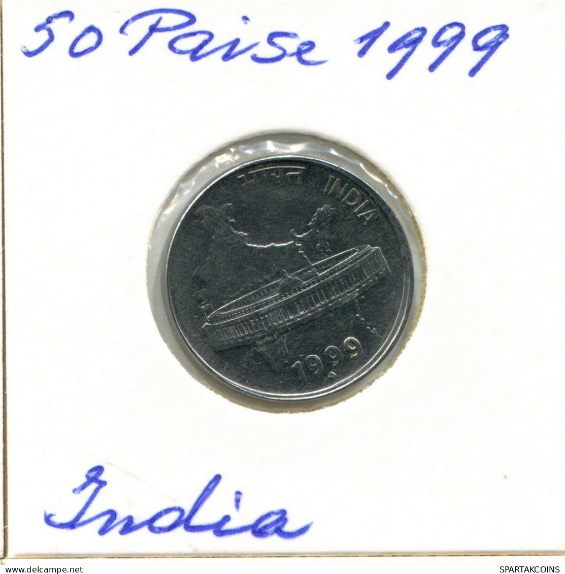 50 PAISE 1999 INDIEN INDIA Münze #AY795.D.A - Inde