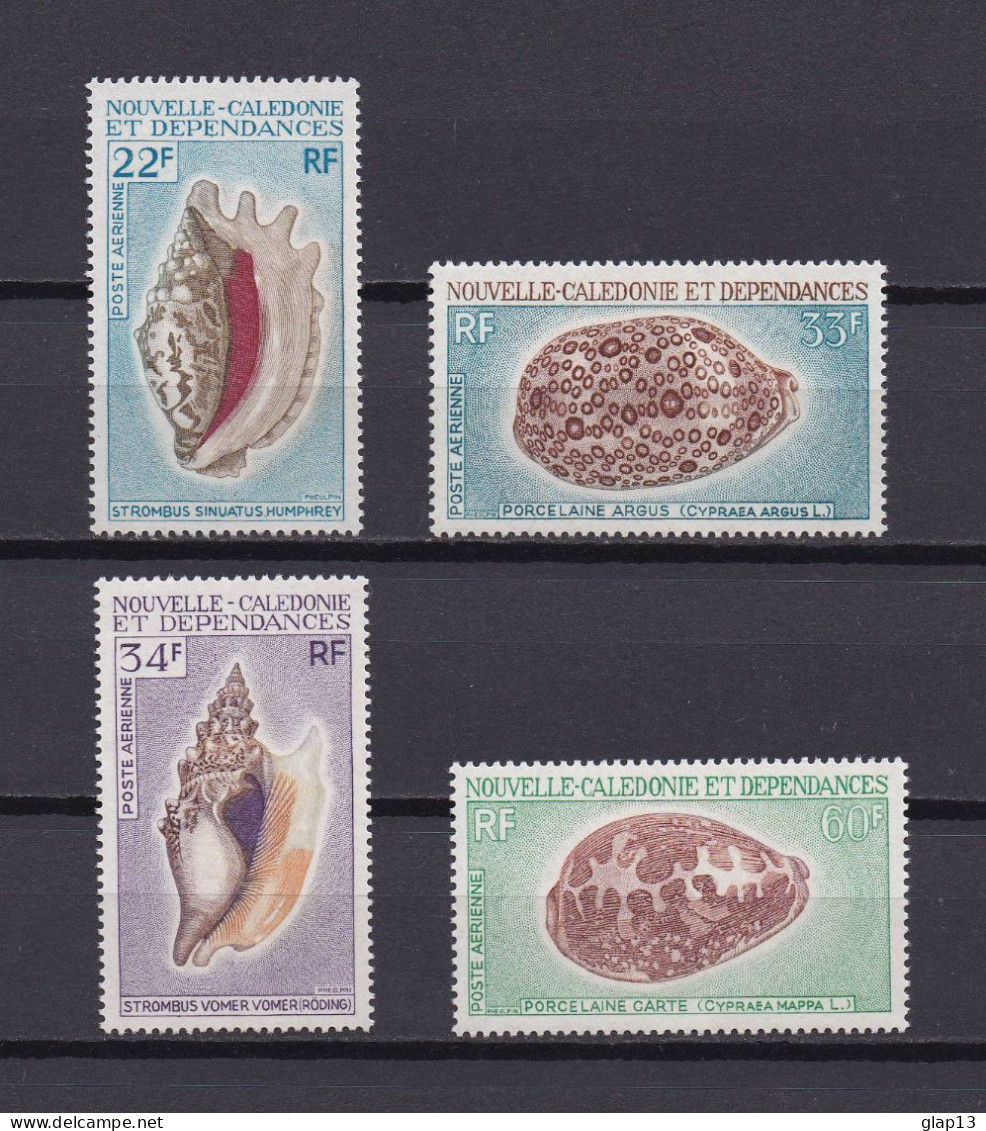 NOUVELLE-CALEDONIE 1970 PA N°113/16 NEUF** COQUILLAGES - Unused Stamps