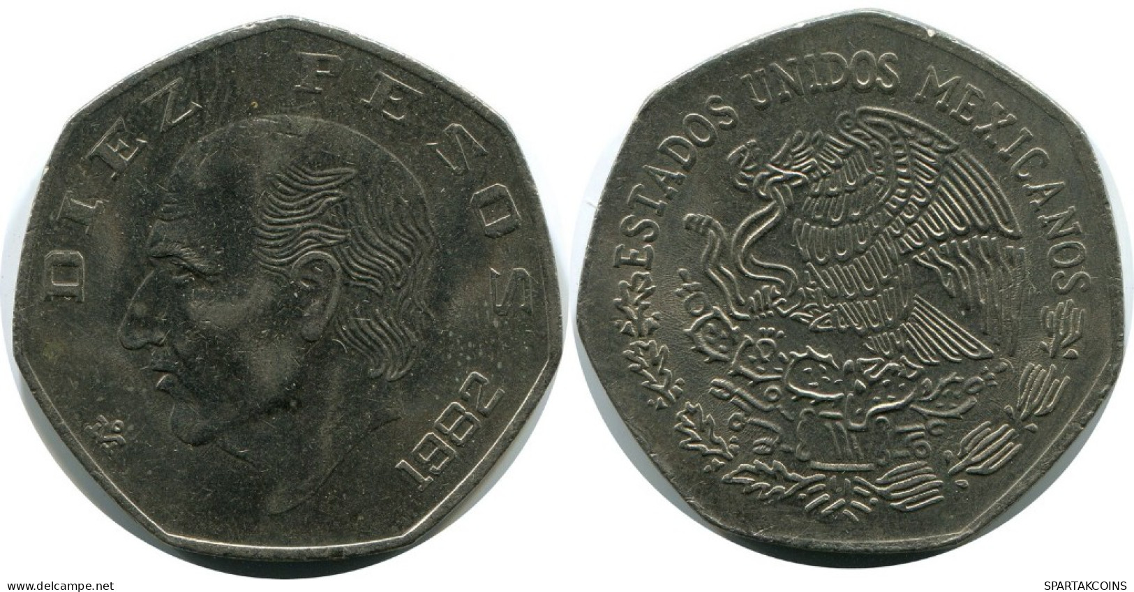 10 PESOS 1982 MEXIKO MEXICO Münze #AH557.5.D.A - Mexiko