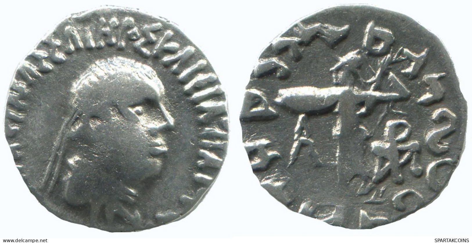 BAKTRIA APOLLODOTOS II SOTER PHILOPATOR MEGAS AR DRACHM 2g/18mm #AA324.40.E.A - Griechische Münzen