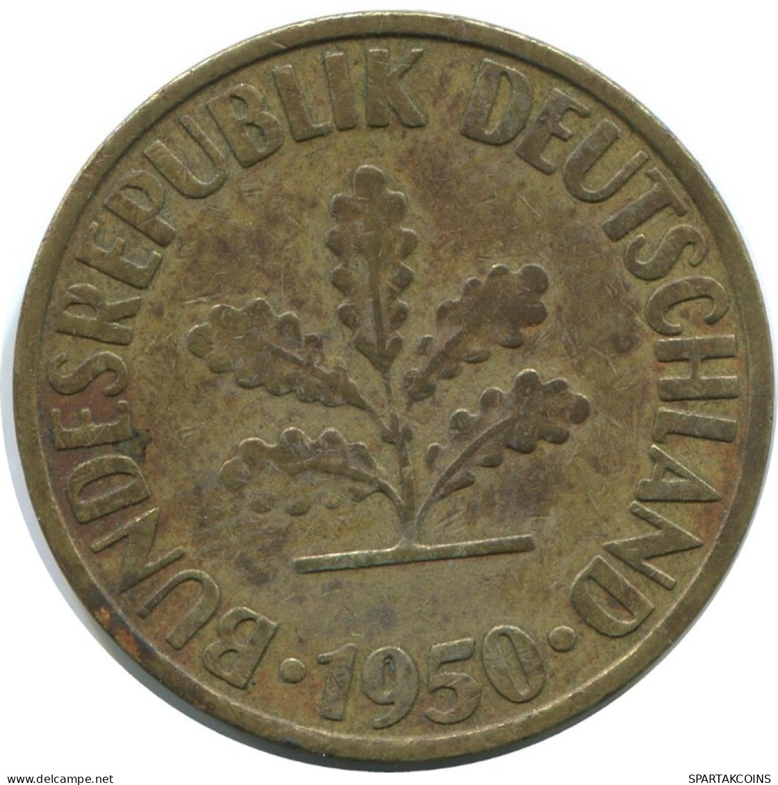 10 PFENNIG 1950 D BRD ALEMANIA Moneda GERMANY #AD850.9.E.A - 10 Pfennig