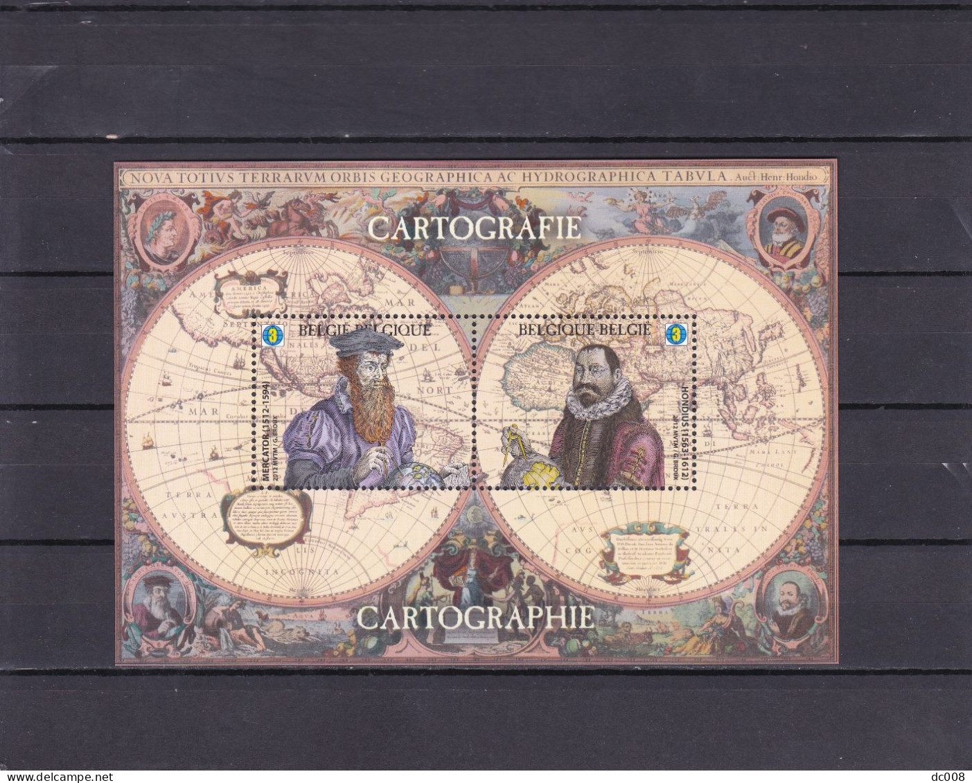 COB BL199 De Wereld In Kaart-La Carte Du Monde-2012-MNH-postfris-neuf - 2002-… (€)