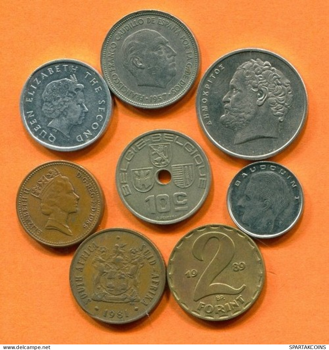 Collection MUNDO Moneda Lote Mixto Diferentes PAÍSES Y REGIONES #L10314.1.E.A - Other & Unclassified