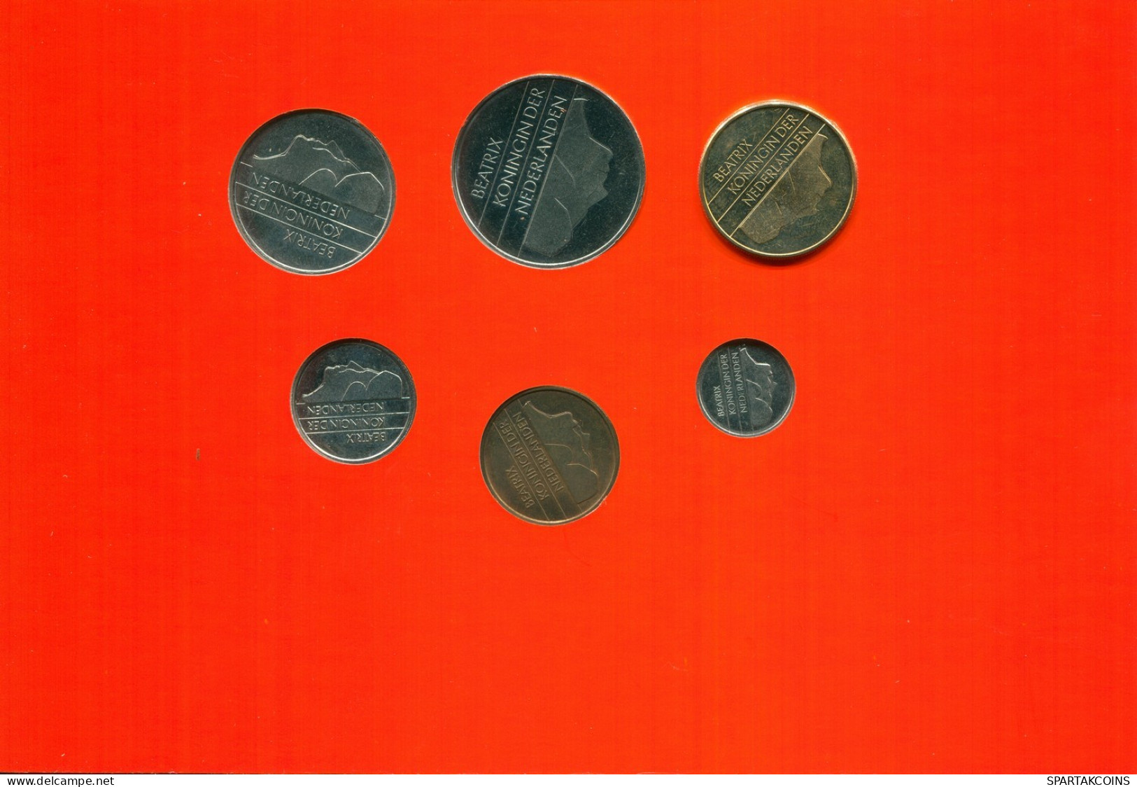 NIEDERLANDE NETHERLANDS 1994 MINT SET 6 Münze #SET1031.7.D.A - Mint Sets & Proof Sets