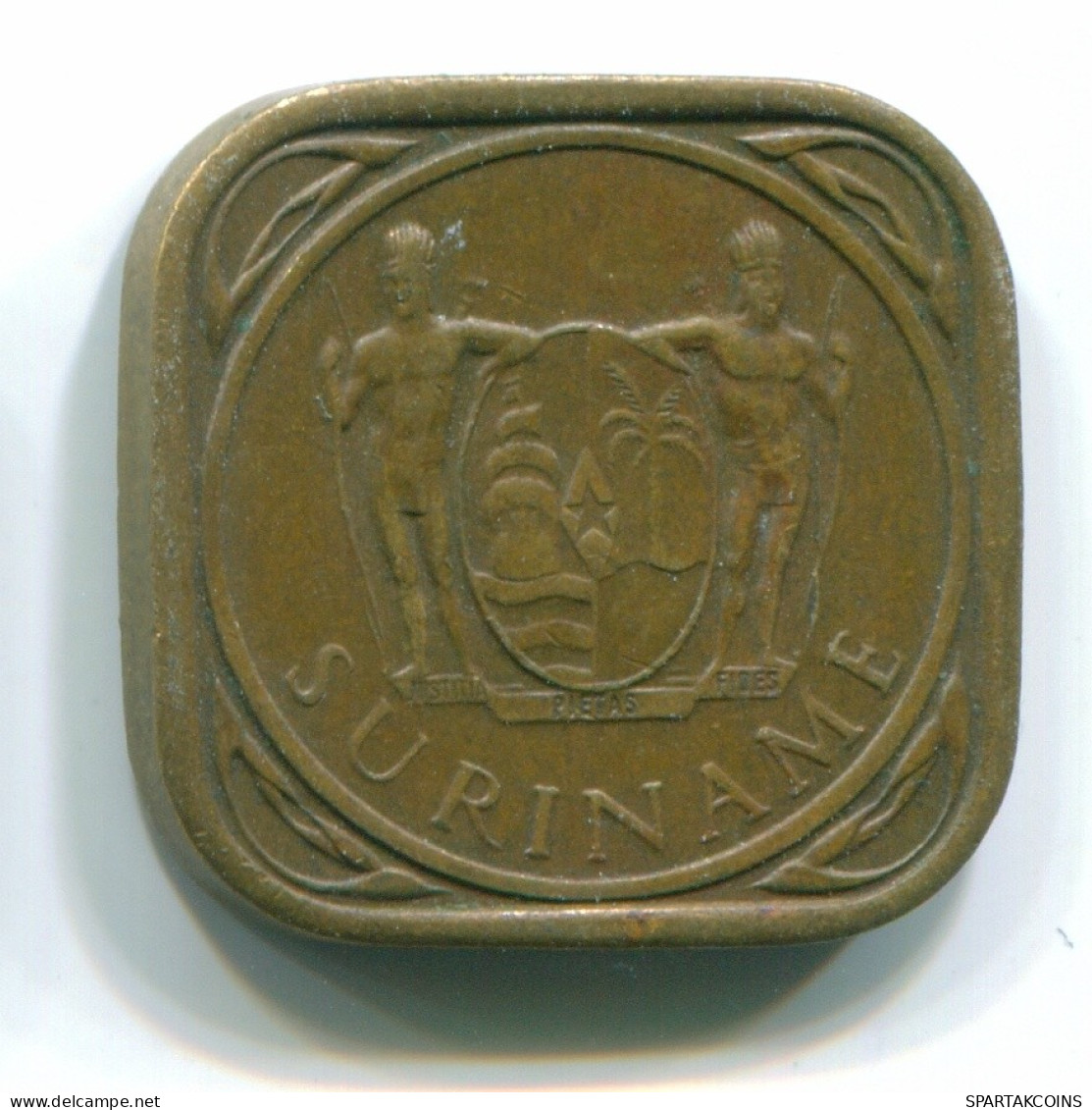 5 CENTS 1972 SURINAME Netherlands Nickel-Brass Colonial Coin #S13006.U.A - Surinam 1975 - ...