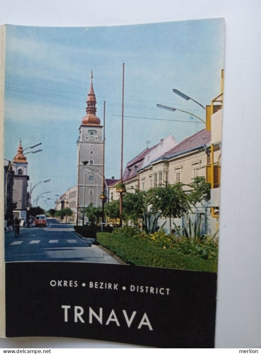 D203055   Czechoslovakia - Tourism Brochure - Slovakia  - TRNAVA      Ca 1960 - Toeristische Brochures