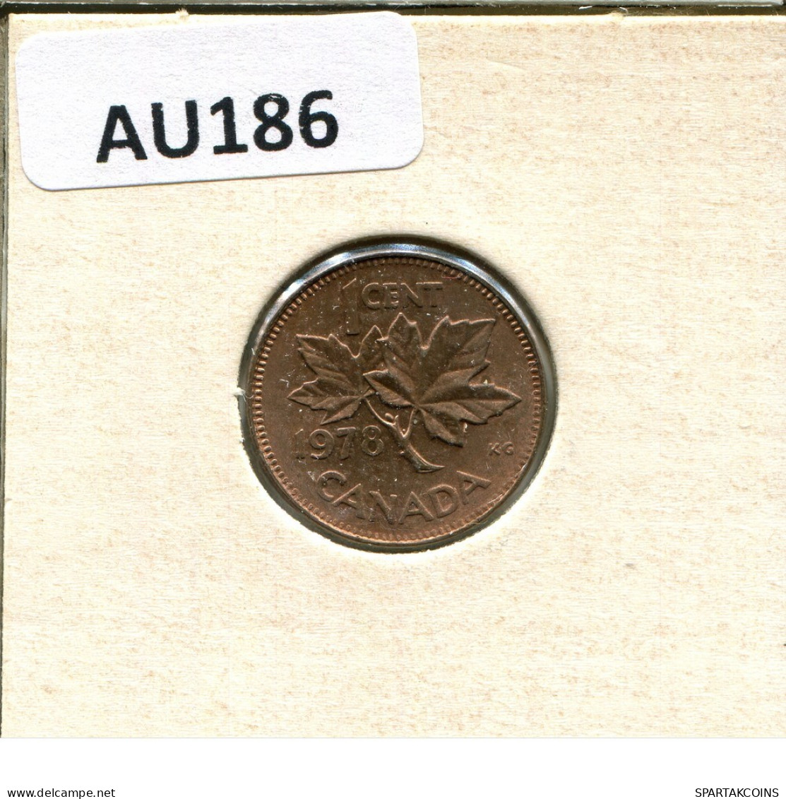 1 CENT 1978 CANADA Moneda #AU186.E.A - Canada